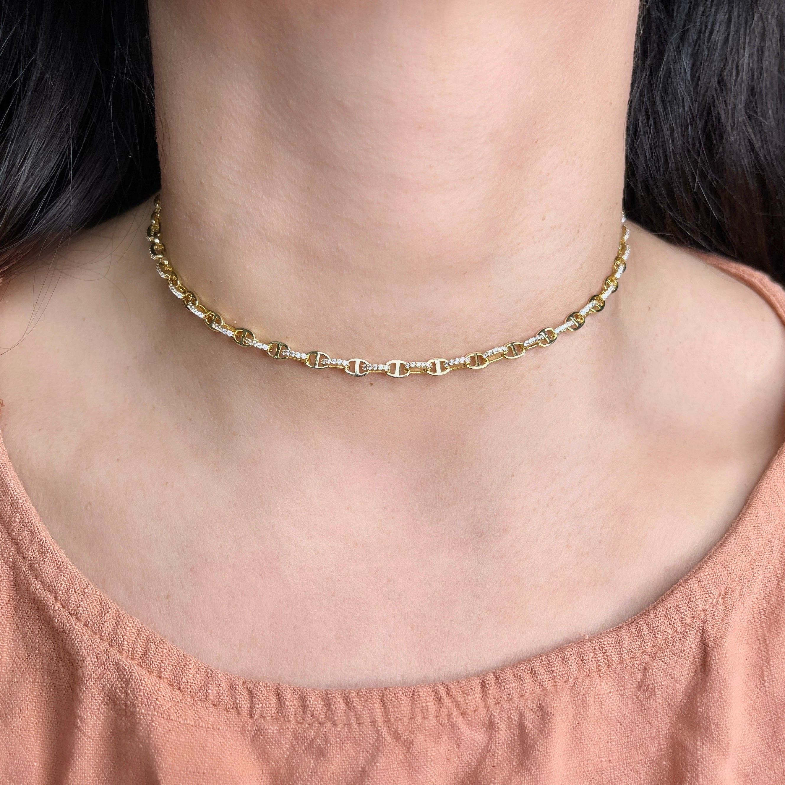 Intermittent-Pavé Pogue Choker