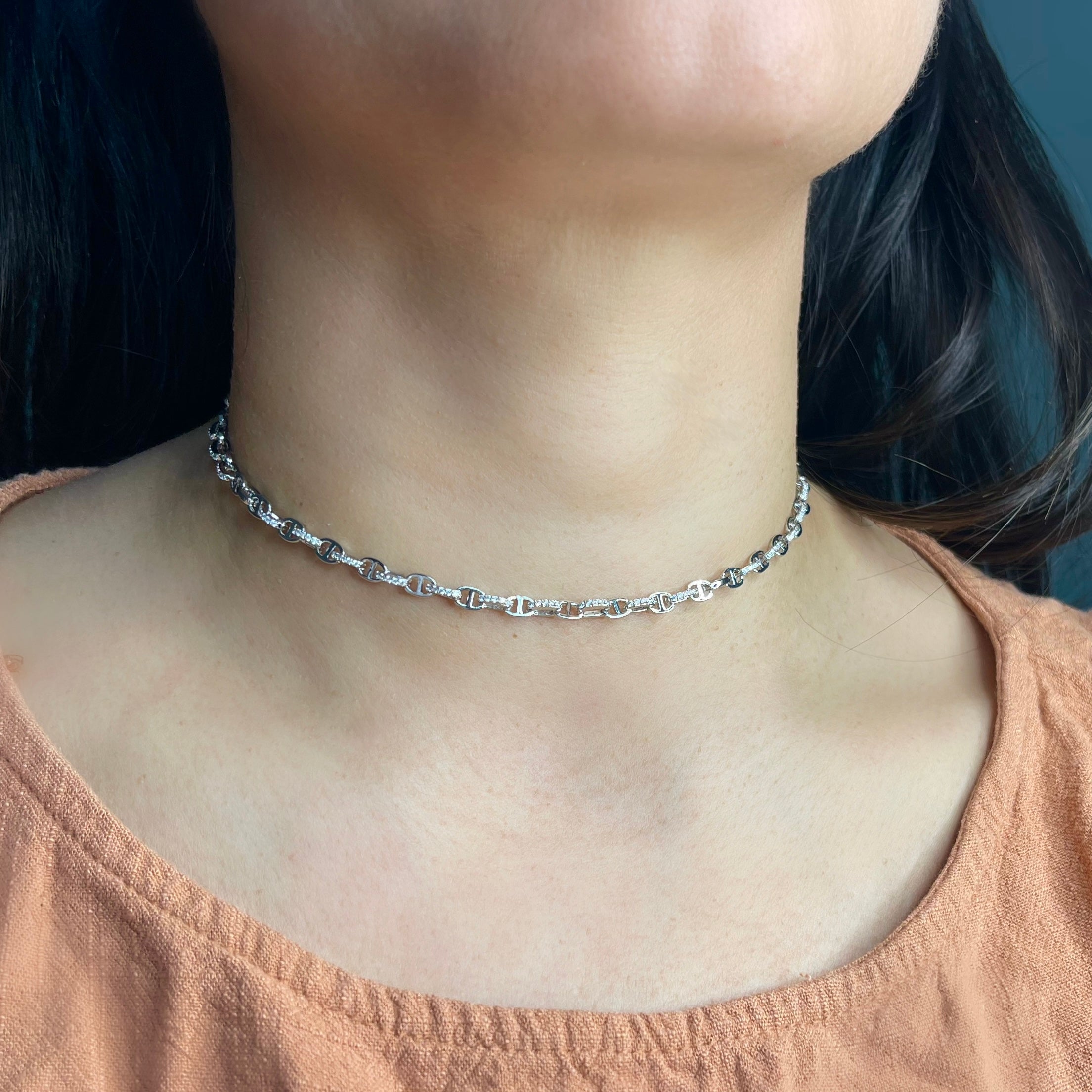 Intermittent-Pavé Pogue Choker